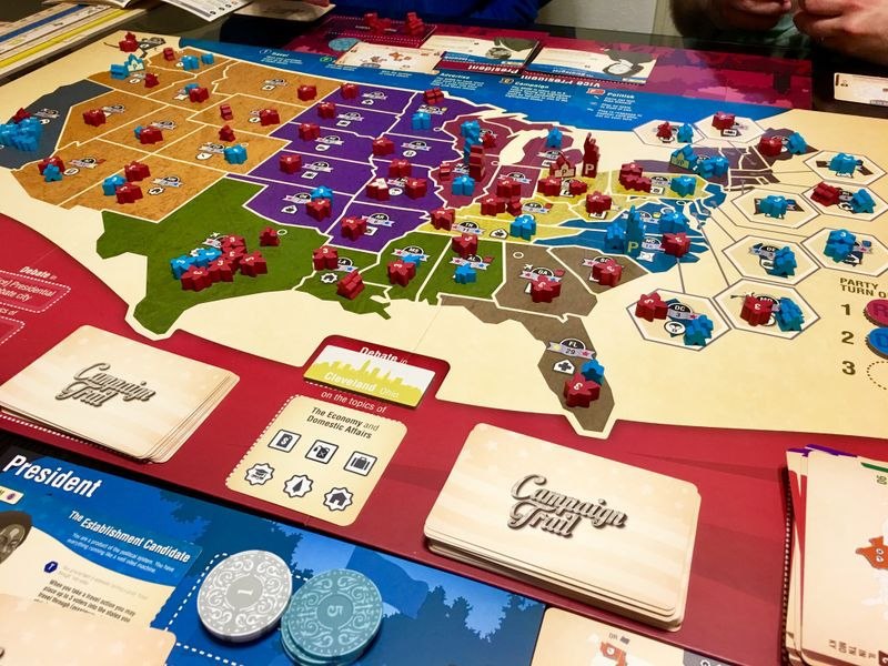 Campaign Trail - выборы президента США в настольной игре