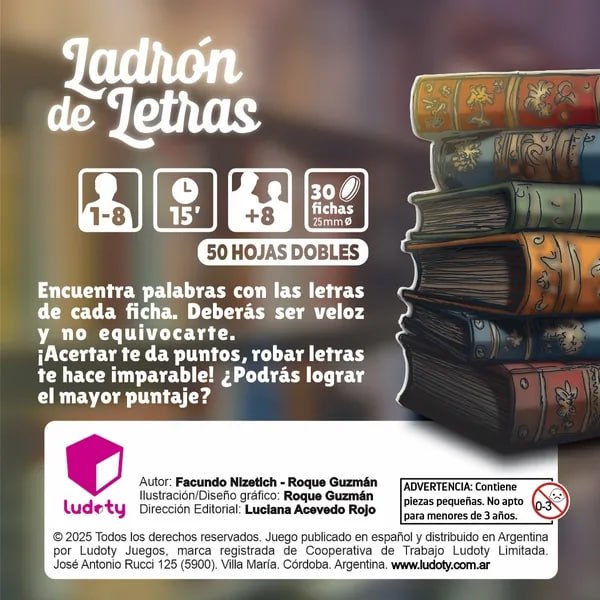 Ladrón de Letras - динамичная игра в реальном времени