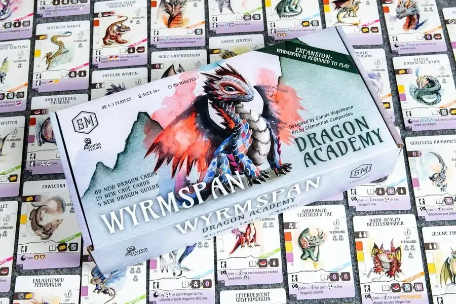 Wyrmspan: Dragon Academy – новое дополнение для настольной игры