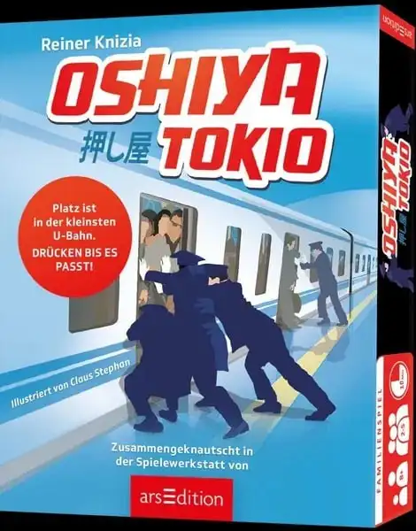 Oshiya Tokyo: Новая карточная игра от Райнера Книции, погружающая в атмосферу токийского метро