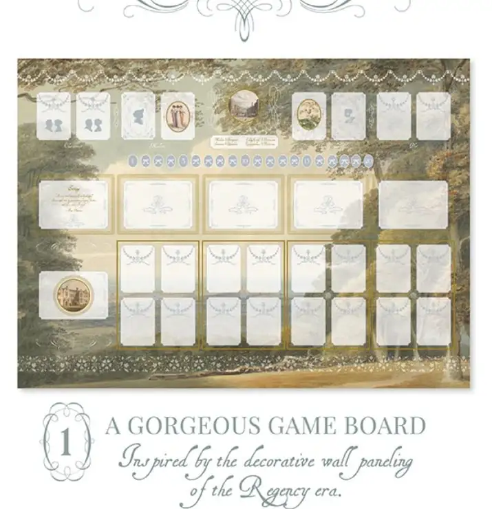Настольная игра Endearment: романтика и стратегия в мире Джейн Остин на Kickstarter
