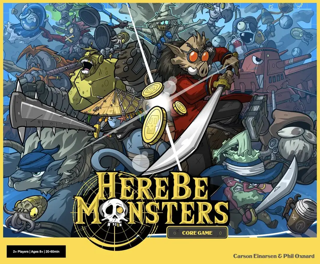Here Be Monsters: Динамичная карточная игра о пиратах и сокровищах