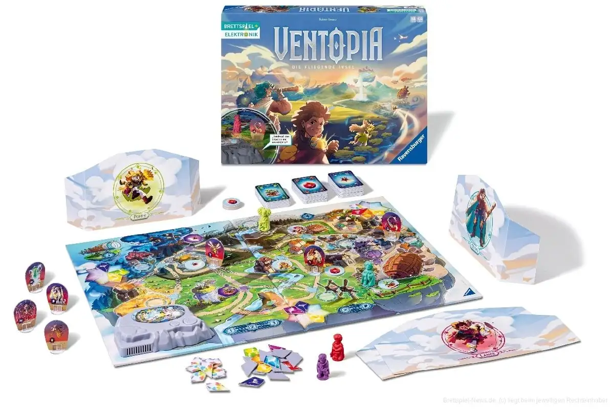 Ventopia: Новая настольная игра от Райнера Книции и Ravensburger с интерактивным игровым полем