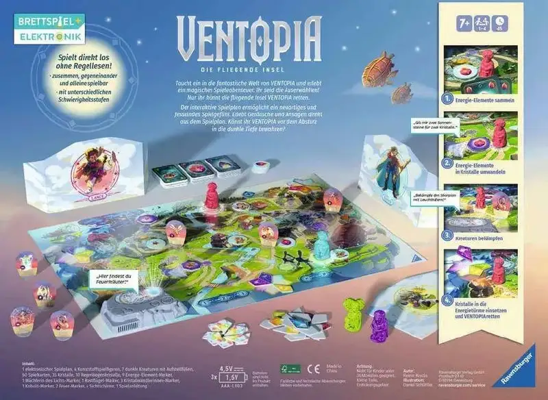 Ventopia: Новая настольная игра от Райнера Книции и Ravensburger с интерактивным игровым полем
