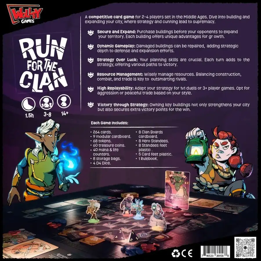 Открывающееся фэнтези: карточная игра 'Run for the Clan' превращает друзей в соперников