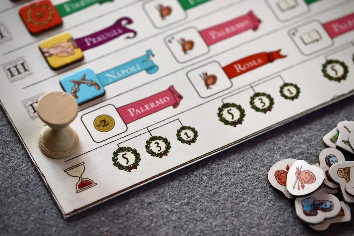 Новая итальянская настольная игра Timeless Journeys: The Italian Grand Tour на Kickstarter