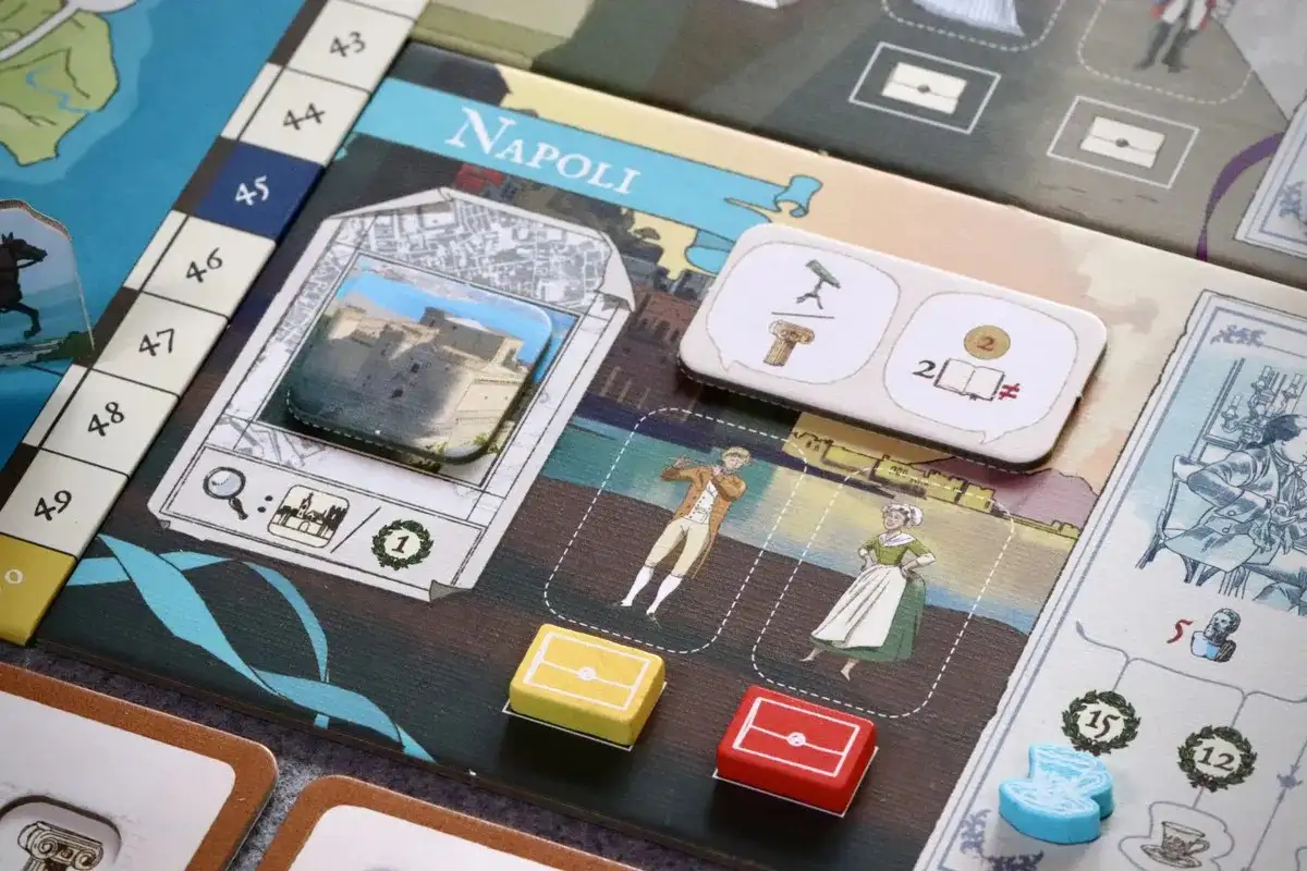 Новая итальянская настольная игра Timeless Journeys: The Italian Grand Tour на Kickstarter