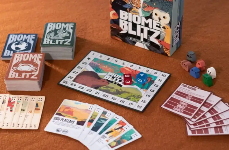 Biome Blitz: Увлекательная карточная игра о борьбе диких животных теперь на Kickstarter