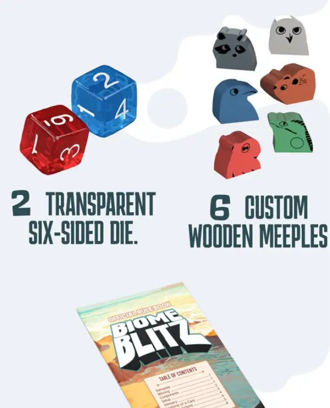 Biome Blitz: Увлекательная карточная игра о борьбе диких животных теперь на Kickstarter
