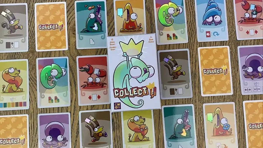 Новая карточная игра Collect! от Jérémy Ducret: побеждай животных в джунглях