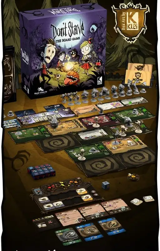 Don't Starve: The Board Game — Настольная игра, вдохновлённая легендарной видеоигрой, стартует на Kickstarter