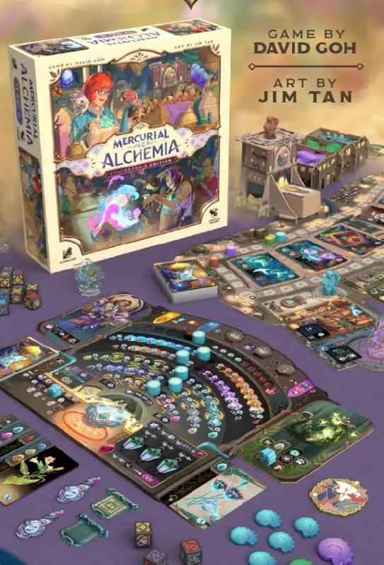 Mercurial: Alchemia – Новый Настольный Проект на Kickstarter