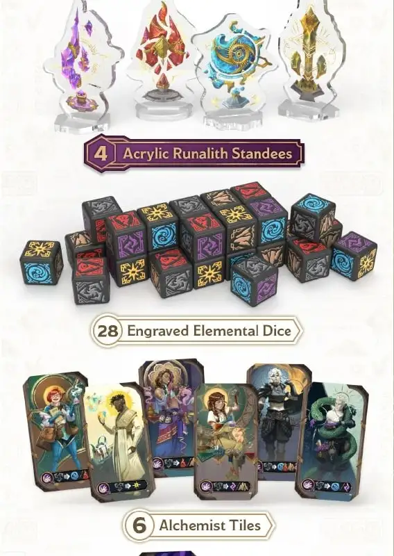 Mercurial: Alchemia – Новый Настольный Проект на Kickstarter