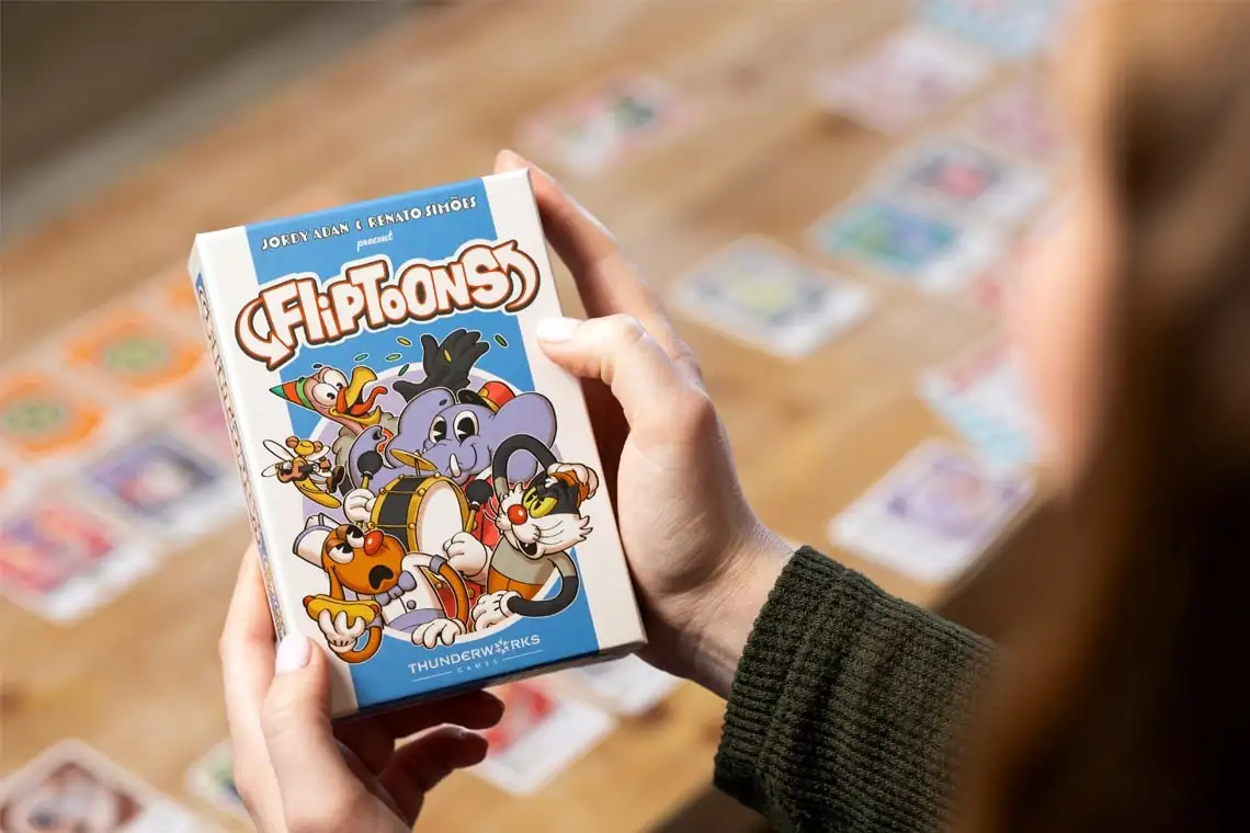 Настольная игра FlipToons: Кастинг для анимационного шоу в мире настольных игр