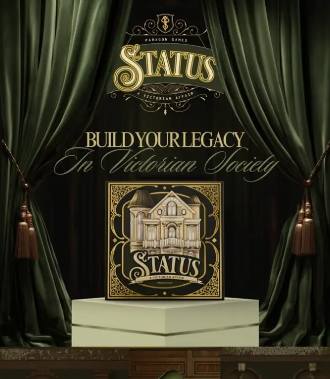 Новая настольная игра Status: A Victorian Affair: Слон в викторианском обществе