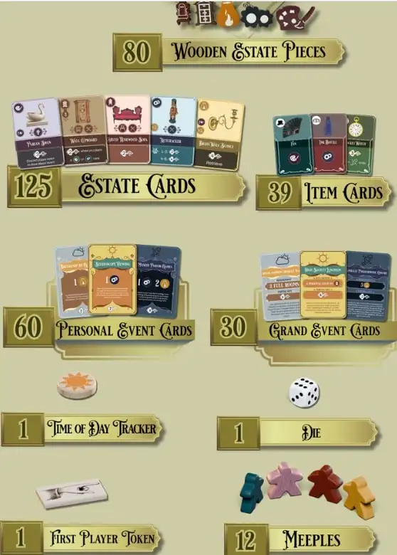 Новая настольная игра Status: A Victorian Affair: Слон в викторианском обществе