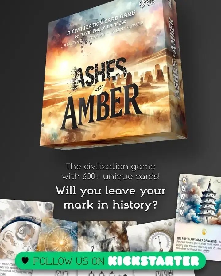 Ashes & Amber: Готовьтесь к запуску карточной игры на Kickstarter