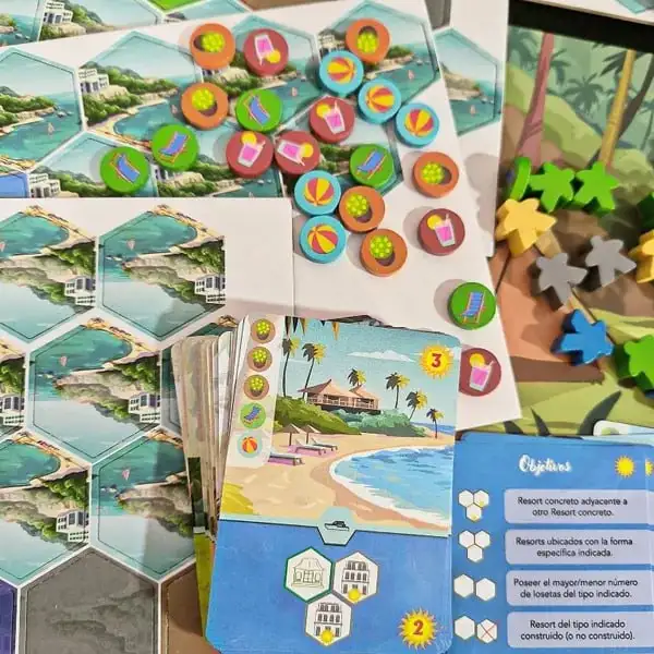 Paradise Resort: Стратегическая Игра о Построении Курорта для 2-4 Игроков