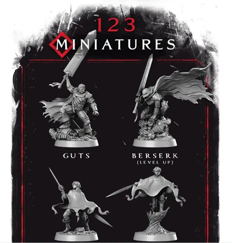 Berserk: The Board Game — Новая кооперативная игра на Gamefound по мотивам легендарной манги