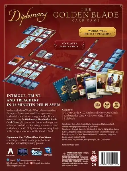 Diplomacy: The Golden Blade — стратегическая игра о переговорах и предательстве