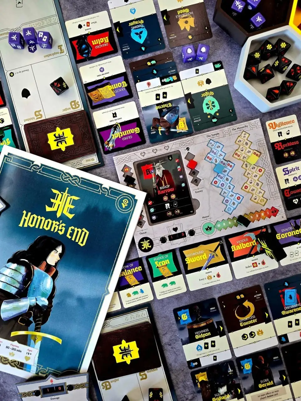 Honor's End: Новая настольная игра на Kickstarter предлагает захватывающие приключения в средневековом мире
