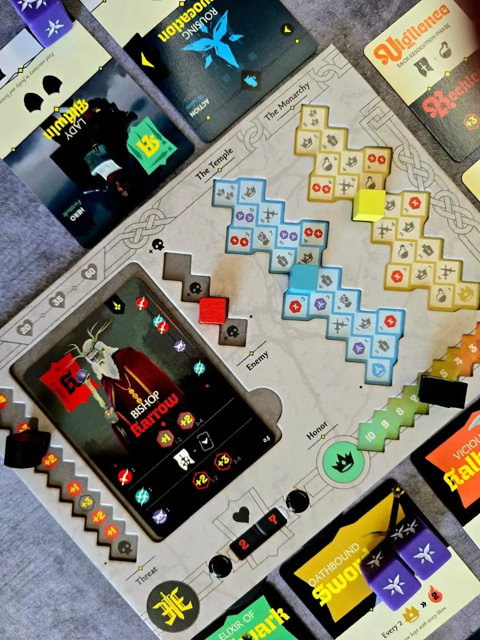 Honor's End: Новая настольная игра на Kickstarter предлагает захватывающие приключения в средневековом мире