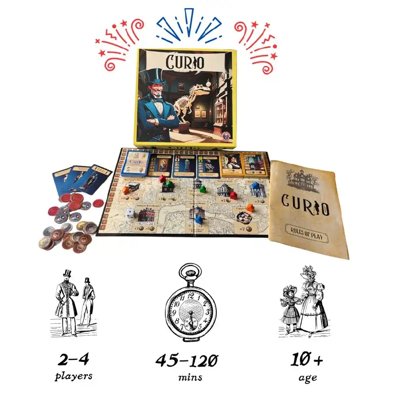 Curio: Инновационная карточная игра о кураторов музеев на Kickstarter