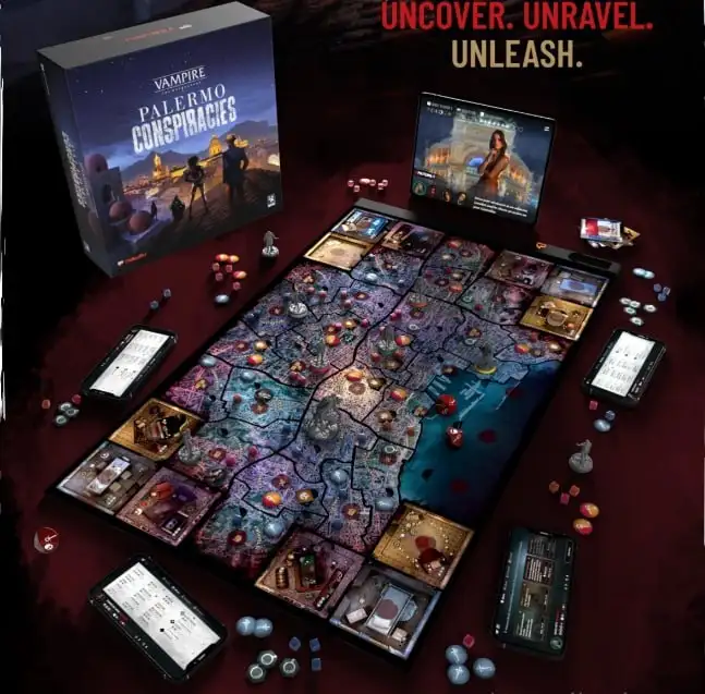 Vampire: The Masquerade – Palermo Conspiracies: Новая настольная игра на Gamefound