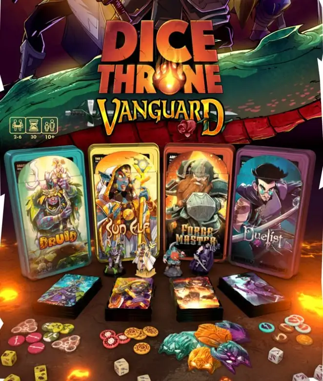 Сбор средств на новые герои в настольной игре Dice Throne: Vanguard запускает кампанию на Kickstarter