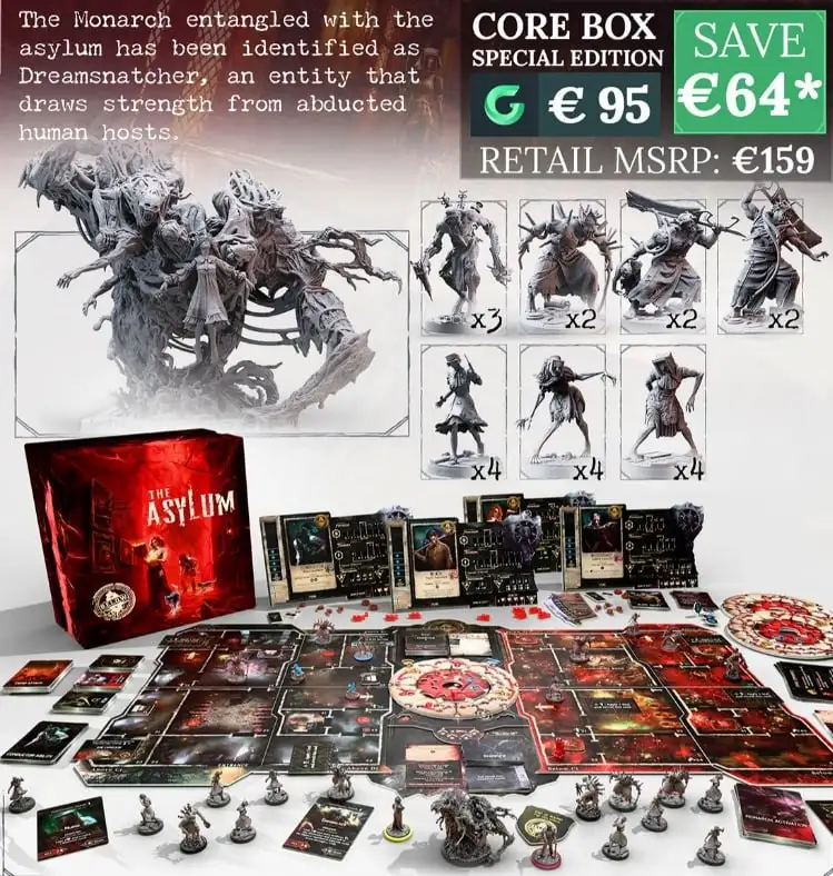 Выпуск настольной игры B.E.L.O.W.: The Asylum — кооперативный экшен-хоррор с интригующим сюжетом
