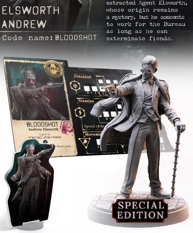 Выпуск настольной игры B.E.L.O.W.: The Asylum — кооперативный экшен-хоррор с интригующим сюжетом