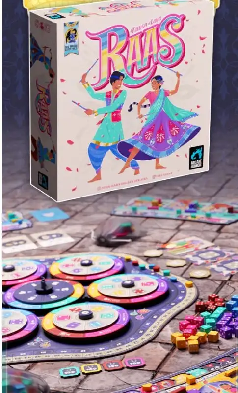 Raas: A Dance of Love – Настольная игра на Gamefound, основанная на танцах