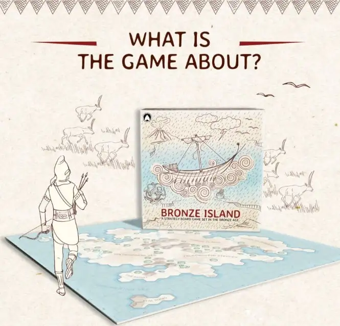 Откройте для себя Bronze Island: стратегическая настольная игра о борьбе за ресурсы в бронзовом веке